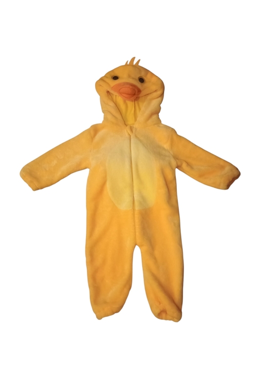 Michley Other - Michley Yellow Duck Plush Hooded Halloween Costume One-Piece Onesie for Baby